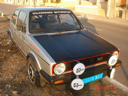 NouOnze Workshop prapa un Golf GTI 1600 de 1980 para rallys